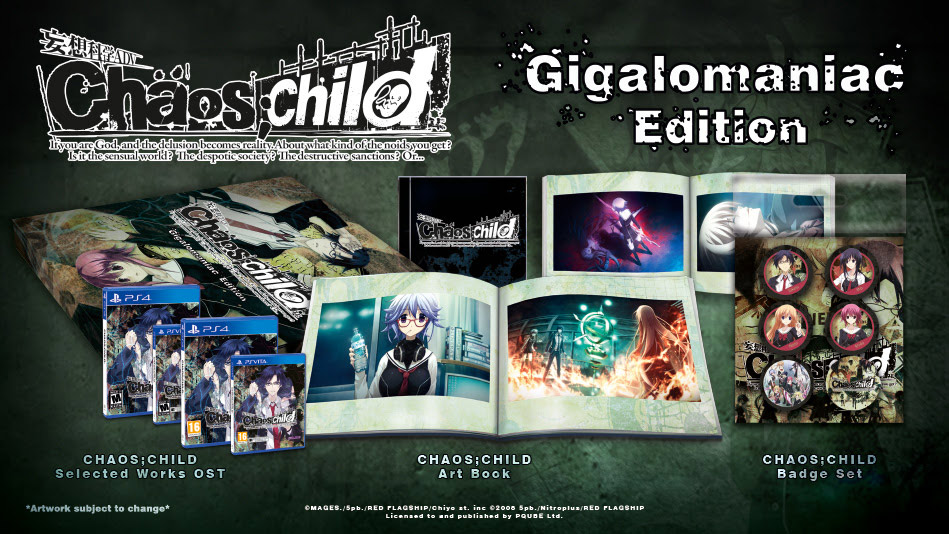 CHAOS;CHILD - Annunciata la Gigalomaniac Edition