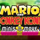 mario and donkey kong minis on the move
