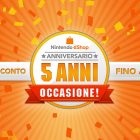 5 anni di Nintendo eShop: 50% di sconto su tantissimi giochi