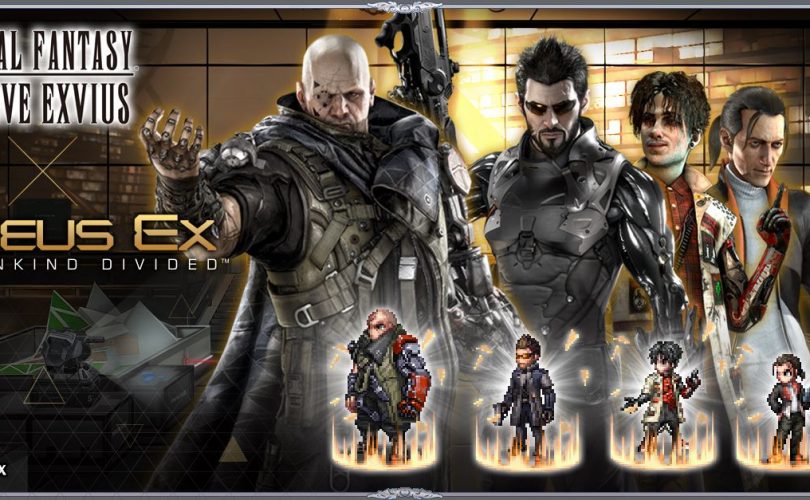 FINAL FANTASY BRAVE EXVIUS: arriva la collaborazione a tema DEUS EX: MANKIND DIVIDED