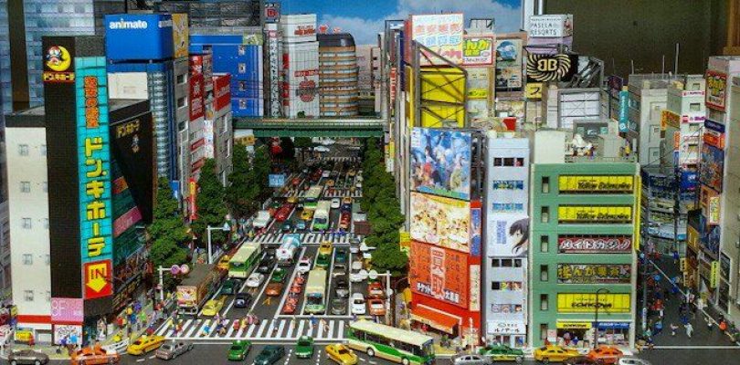 Akihabara ricreata in miniatura