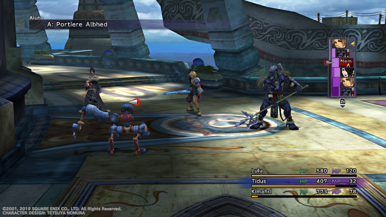 FFX screenshot battaglia