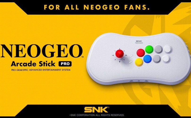 NEOGEO Arcade Stick Pro arriverà in Giappone l’11 novembre