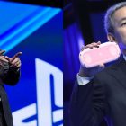Shawn Layden e Atsushi Morita