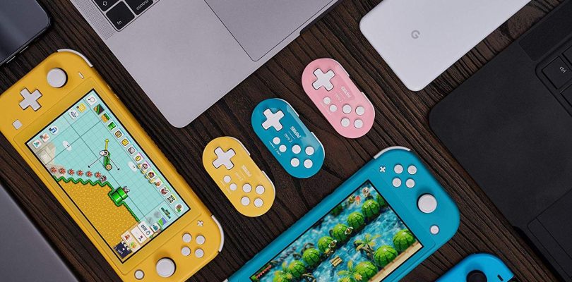 8BitDo presenta i suoi nuovi (e piccolissimi) controller compatibili con Nintendo Switch