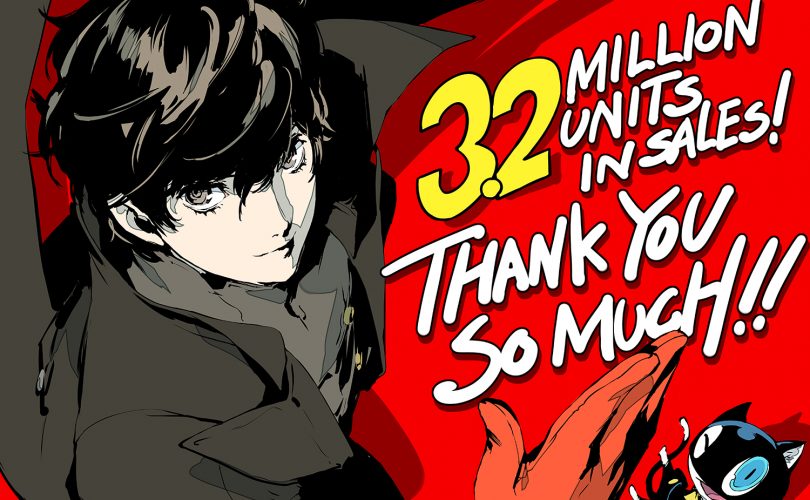 Persona 5 celebra le 3.2 milioni di unità vendute in tutto il mondo