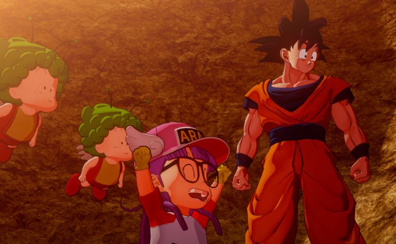 DRAGON BALL Z: KAKAROT - Un aggiornamento introdurrà Arale e la Macchina del Tempo