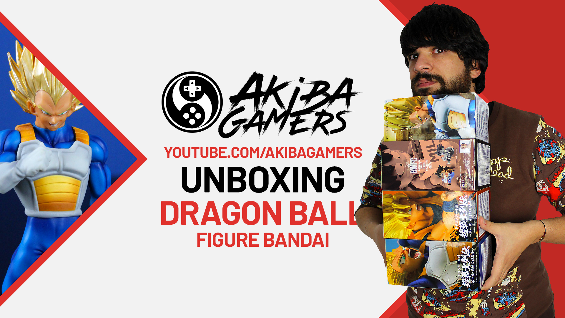 Bandai Dragonball Actionfigur 12 Cm - Zufälliger Charakter (Goku, Vegeta, Broly)