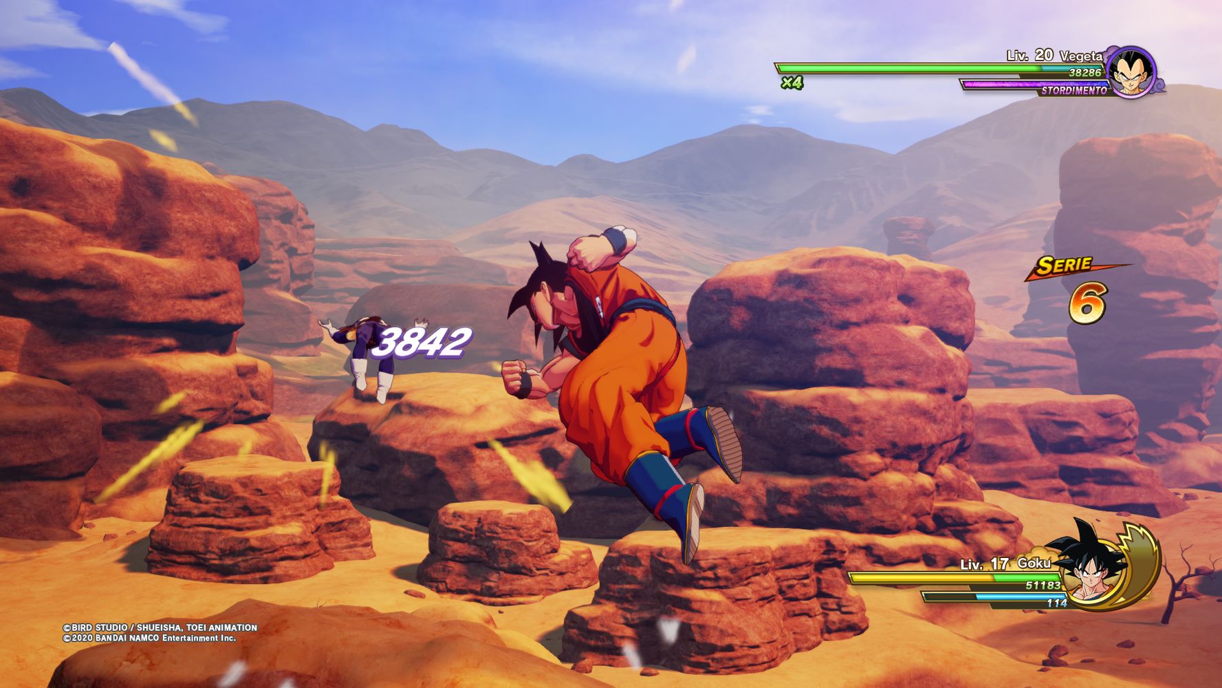 Goku vs Vegeta - DRAGON BALL Z: KAKAROT