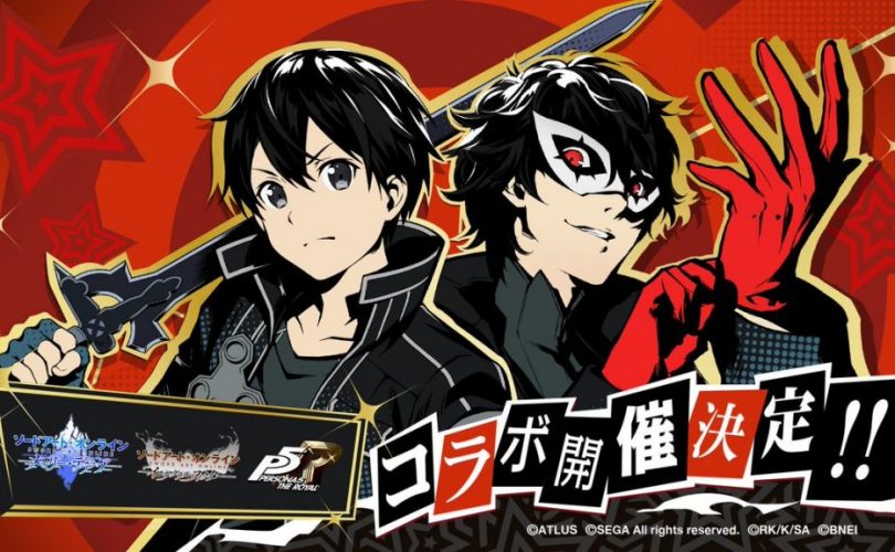 Sword Art Online: nei mobile game ci sarà un crossover con Persona 5 Royal