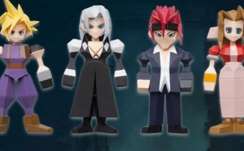 final fantasy vii figure poligonali