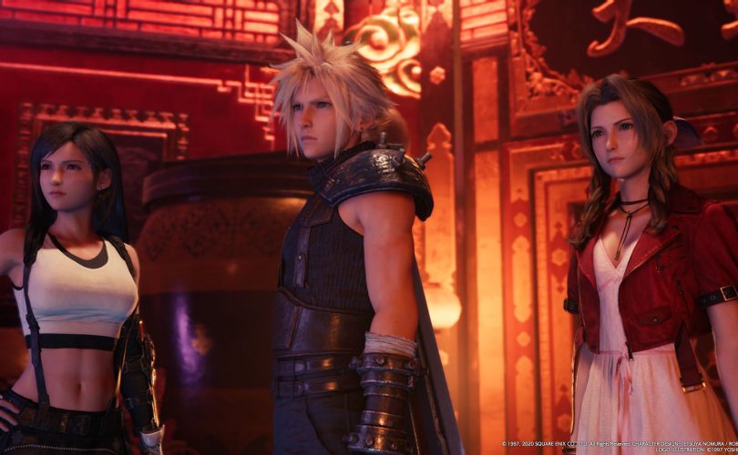 Tifa, Cloud e Aerith - FINAL FANTASY VII REMAKE