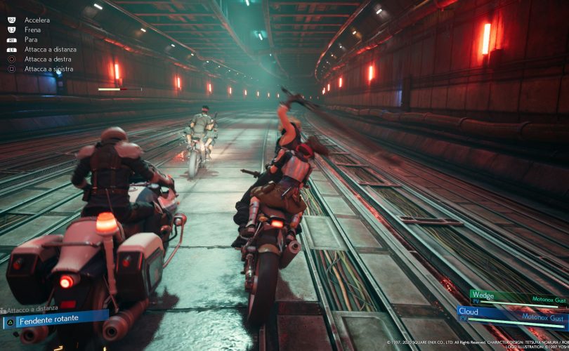 Il combattimento in moto di FINAL FANTASY VII REMAKE