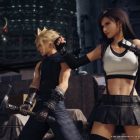 Cloud e Tifa si preparano al combattimento