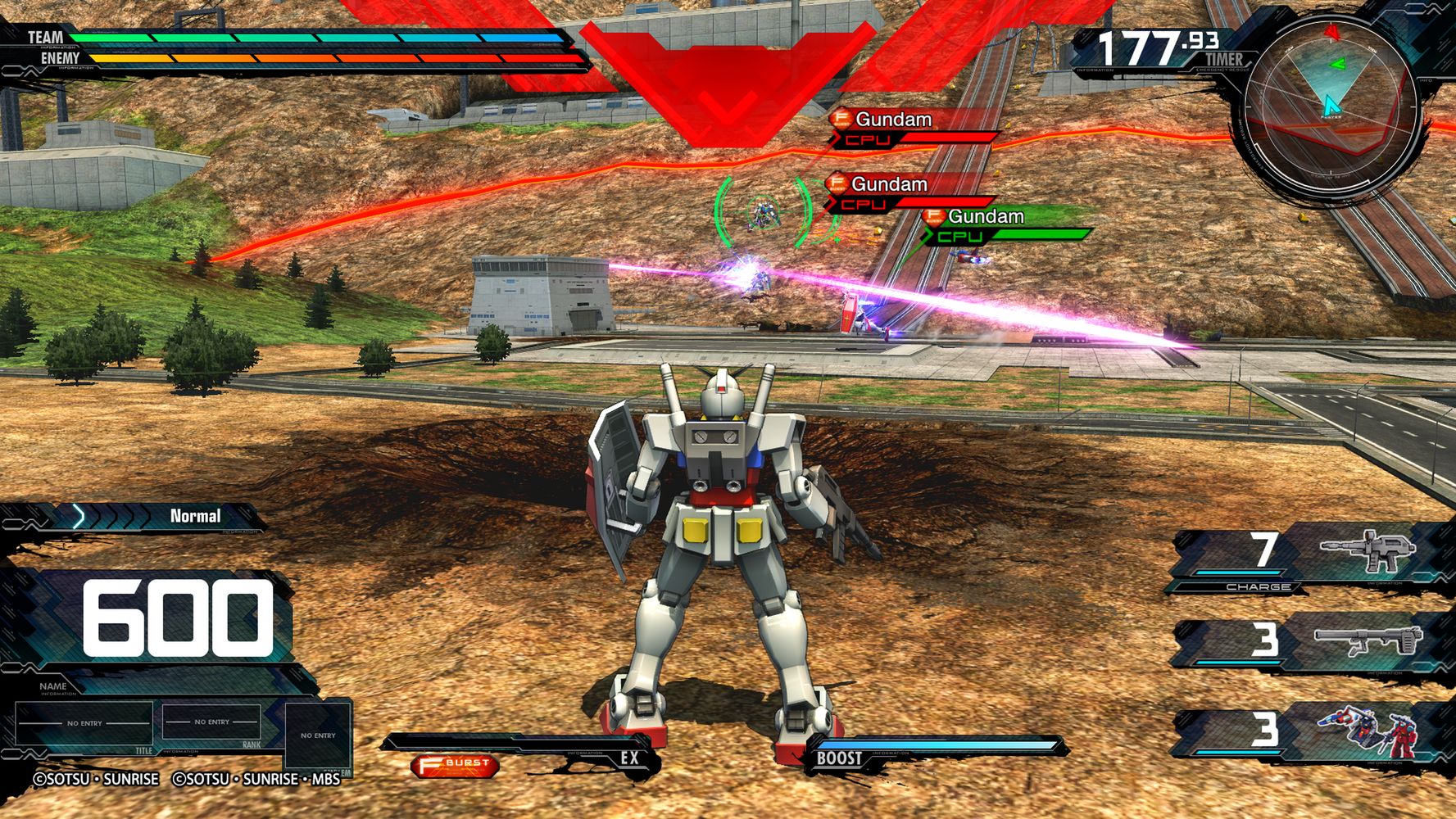 RX-78-2 Gundam / Mobile Suit Gundam EXTREME VS. MAXIBOOST ON