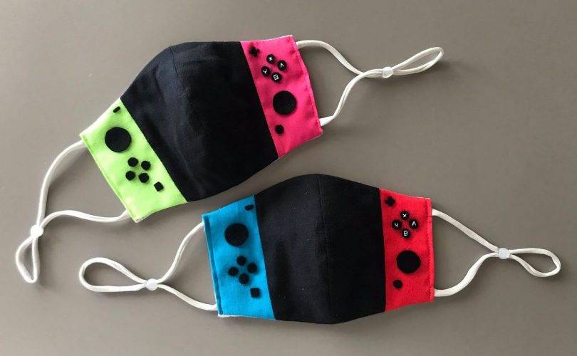Mascherine a tema Nintendo Switch per combattere la pandemia
