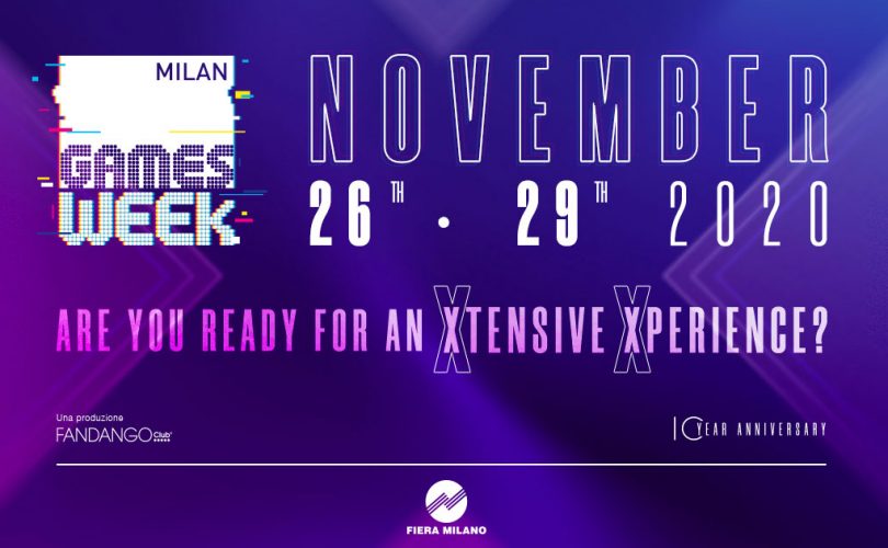 Milan Games Week “XTENSIVE XPERIENCE” annunciato per novembre