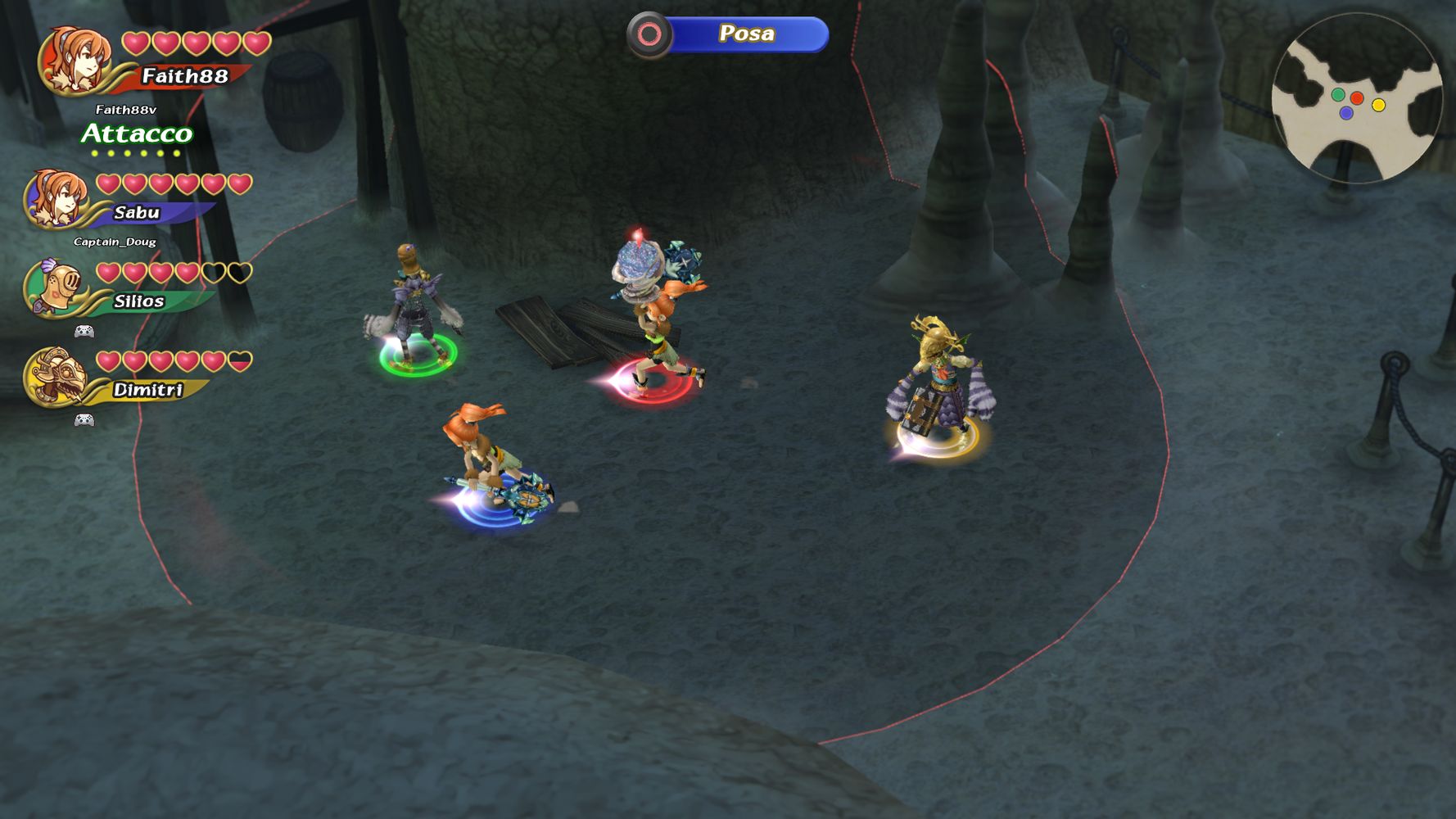 Un gruppo di avventurieri in FINAL FANTASY CRYSTAL CHRONICLES Remastered Edition