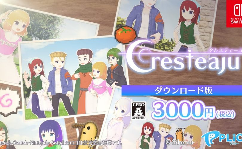Il fantasy RPG Cresteaju arriverà in Giappone la prossima settimana su Switch