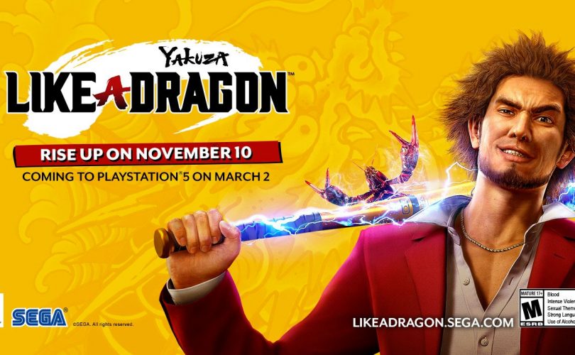 Yakuza: Like a Dragon arriverà su PlayStation 5 a marzo