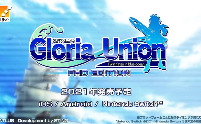 Gloria Union: Twin Fates in Blue Ocean FHD Edition annunciato per Switch, iOS e Android