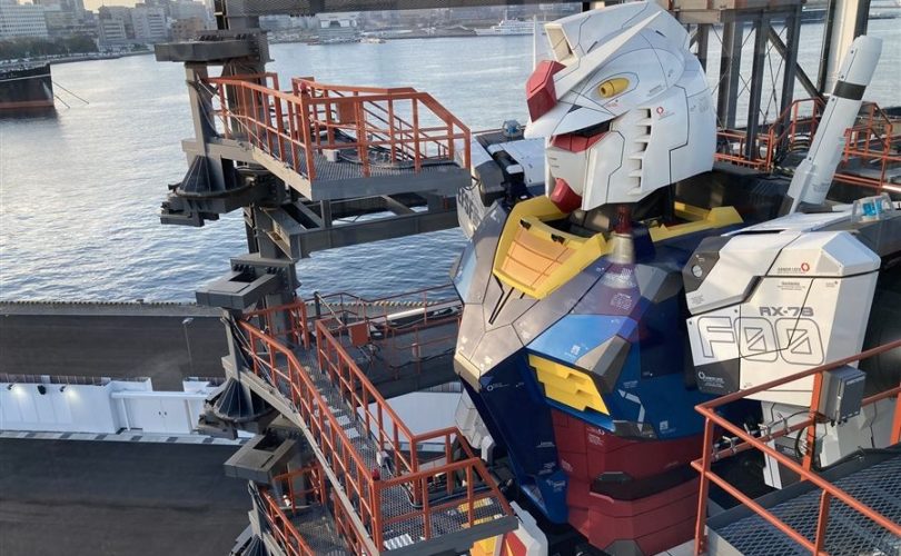 Il Gundam di Yokohama resterà operativo fino a marzo 2023