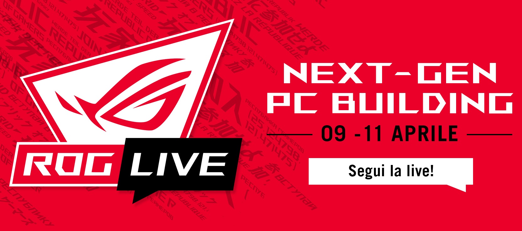 ROG Live 2021: l’evento dedicato al PC Building di Republic of Gamers