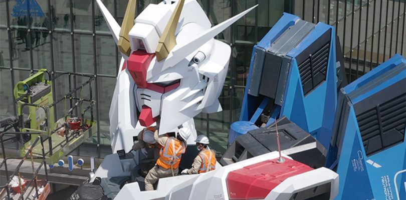 GUNDAM: dei video mostrano la realizzazione del Freedom Gundam di Shanghai