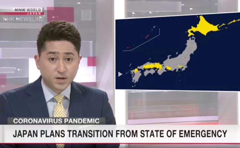 Il Giappone punta alla fine dello stato di emergenza, tranne per Okinawa