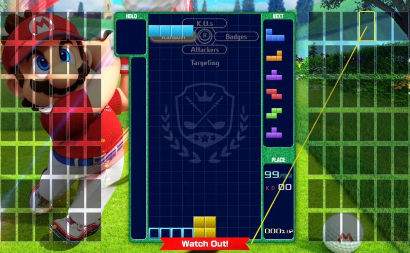 TETRIS 99: il nuovo Grand Prix sarà dedicato a Mario Golf