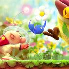 Pikmin: prime immagini per la app di Niantic e Nintendo