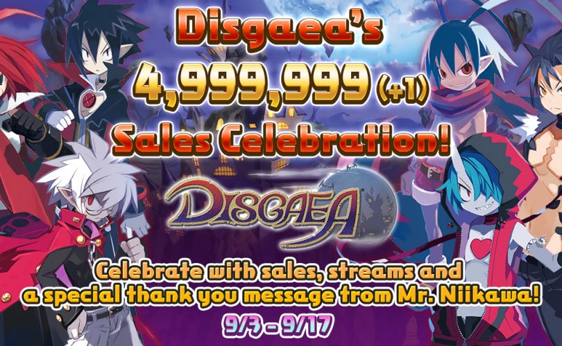 La serie Disgaea celebra le cinque milioni di unità vendute in tutto il mondo
