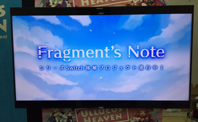 Fragment’s Note: la serie di visual novel arriva su Nintendo Switch