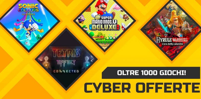 Nintendo annuncia le Cyber Offerte per oltre 1000 titoli