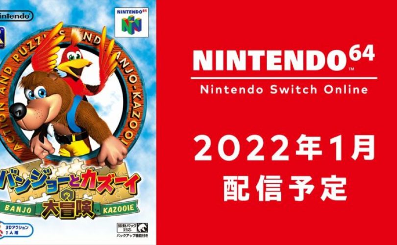 Nintendo Switch Online: la lineup Nintendo 64 accoglierà a gennaio Banjo-Kazooie