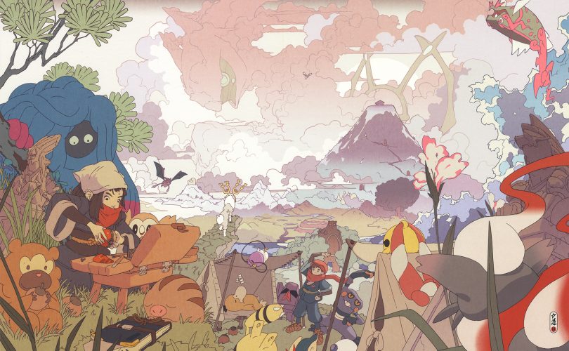 Pokémon Leggende: Arceus, lo splendido artwork di LRNZ realizzato per Make-A-Wish