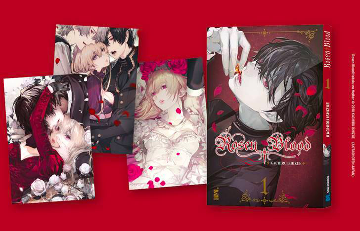 Il prossimo 23 febbraio Star Comics lancerà il primo di cinque volumi di ROSEN BLOOD, la nuova serie firmata Kachiru Ishizue.