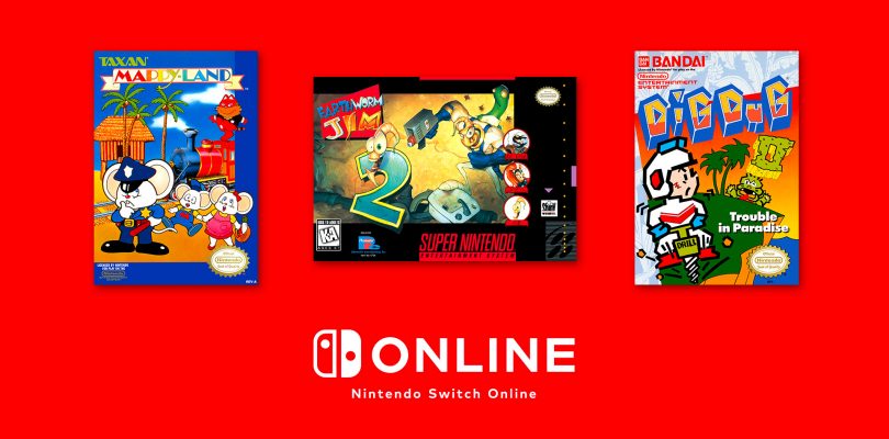 Nintendo annuncia l'arrivo di tre nuovi giochi sul catalogo Nintendo Switch Online