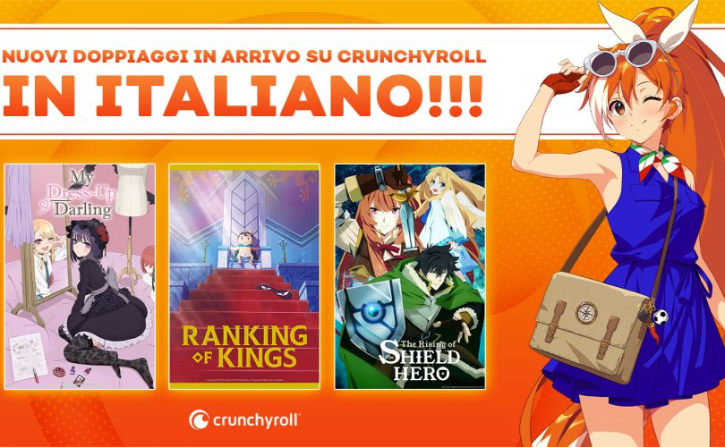 Crunchyroll Italia, svolta epocale: in arrivo i primi anime doppiati in italiano