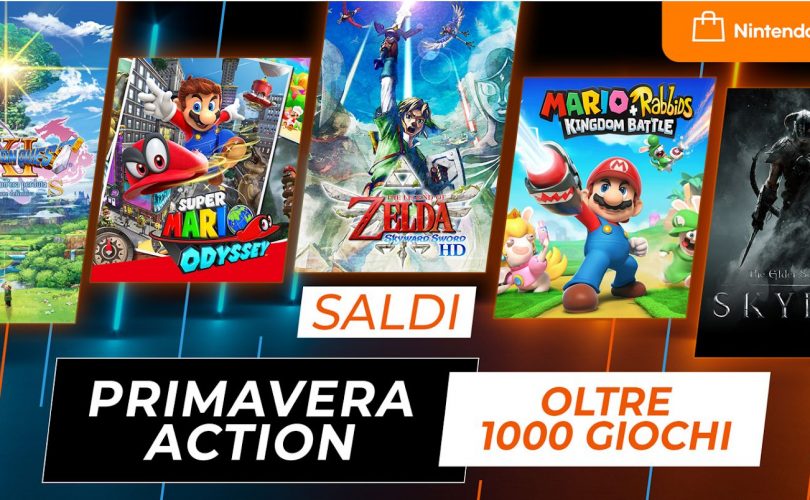 Nintendo Switch: tanti giochi in sconto grazie ai Saldi Primavera Action