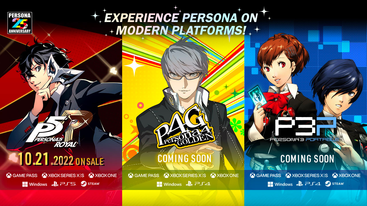 Persona 3, 4 e 5: ATLUS conferma l’arrivo su PlayStation e Steam, tutti i dettagli