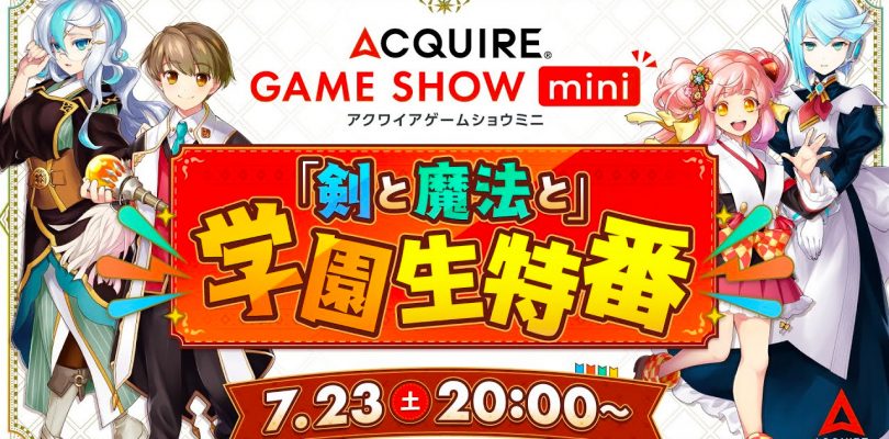 Acquire Game Show mini: Adventure Academia Special annunciato per il 23 luglio