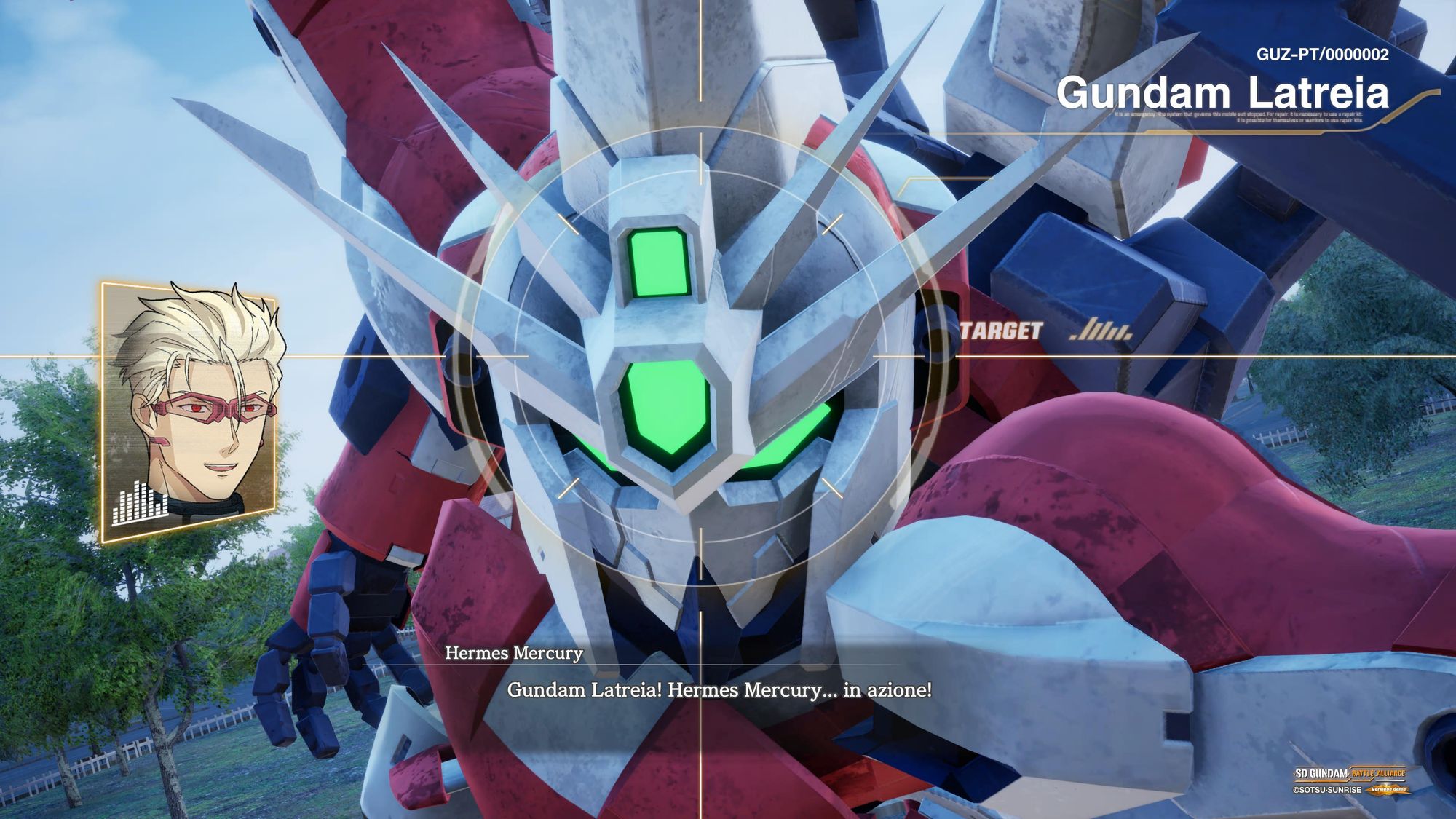 Gundam Latreia, unità originale per SD GUNDAM BATTLE ALLIANCE
