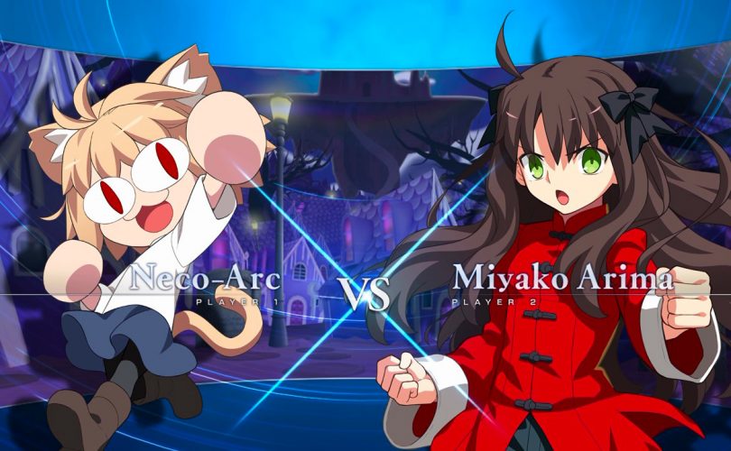 MELTY BLOOD: TYPE LUMINA, gameplay di Neco-Arc vs. Miyako Arima