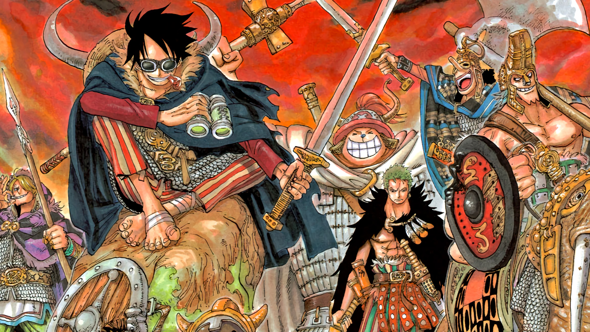 ONE PIECE 1037 spoiler e immagini: la minaccia che arriva dal mare