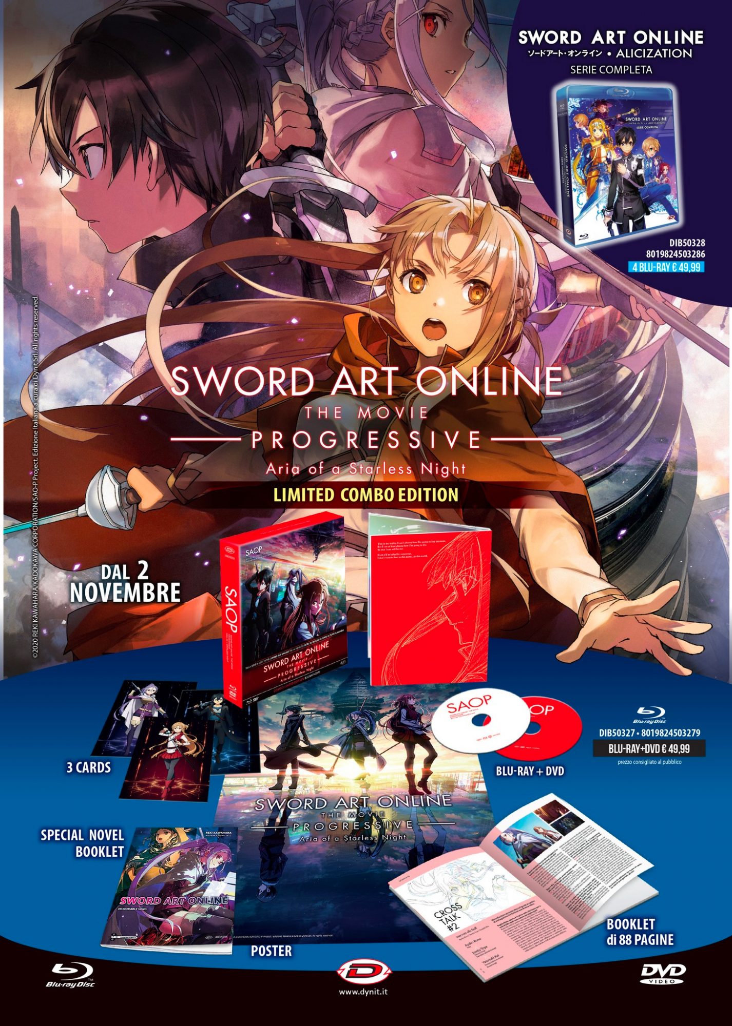 SWORD ART ONLINE Progressive: Aria of a Starless Night arrives on Blu-ray and DVD