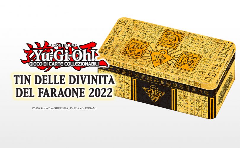 Yu-Gi-Oh! Disponibile il Tin delle Divinità del Faraone 2022