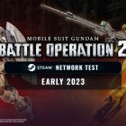 MOBILE SUIT GUNDAM BATTLE OPERATION 2 per PC rimandato al 2023