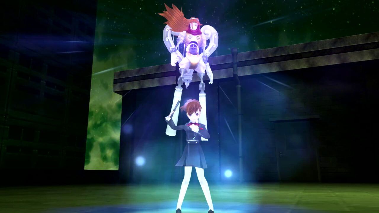 Persona 3 Portable protagonista femminile durante l'evocazione