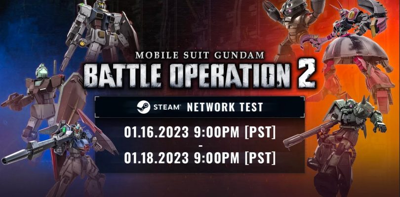 MOBILE SUIT GUNDAM BATTLE OPERATION 2, le date del network test su PC